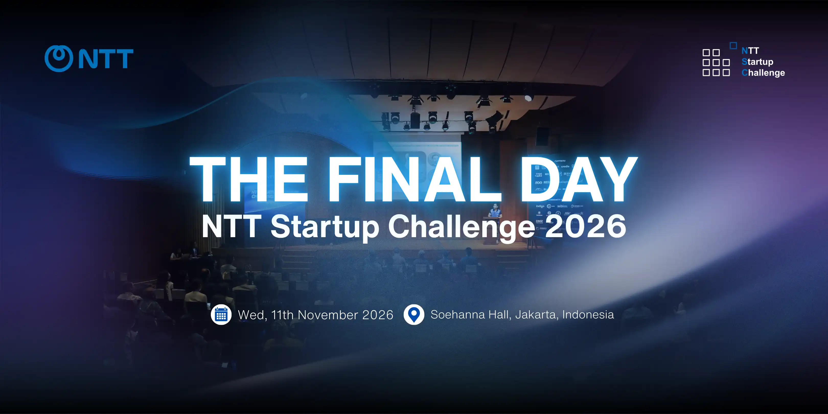 NTT Startup Challenge 2026 Final Day poster