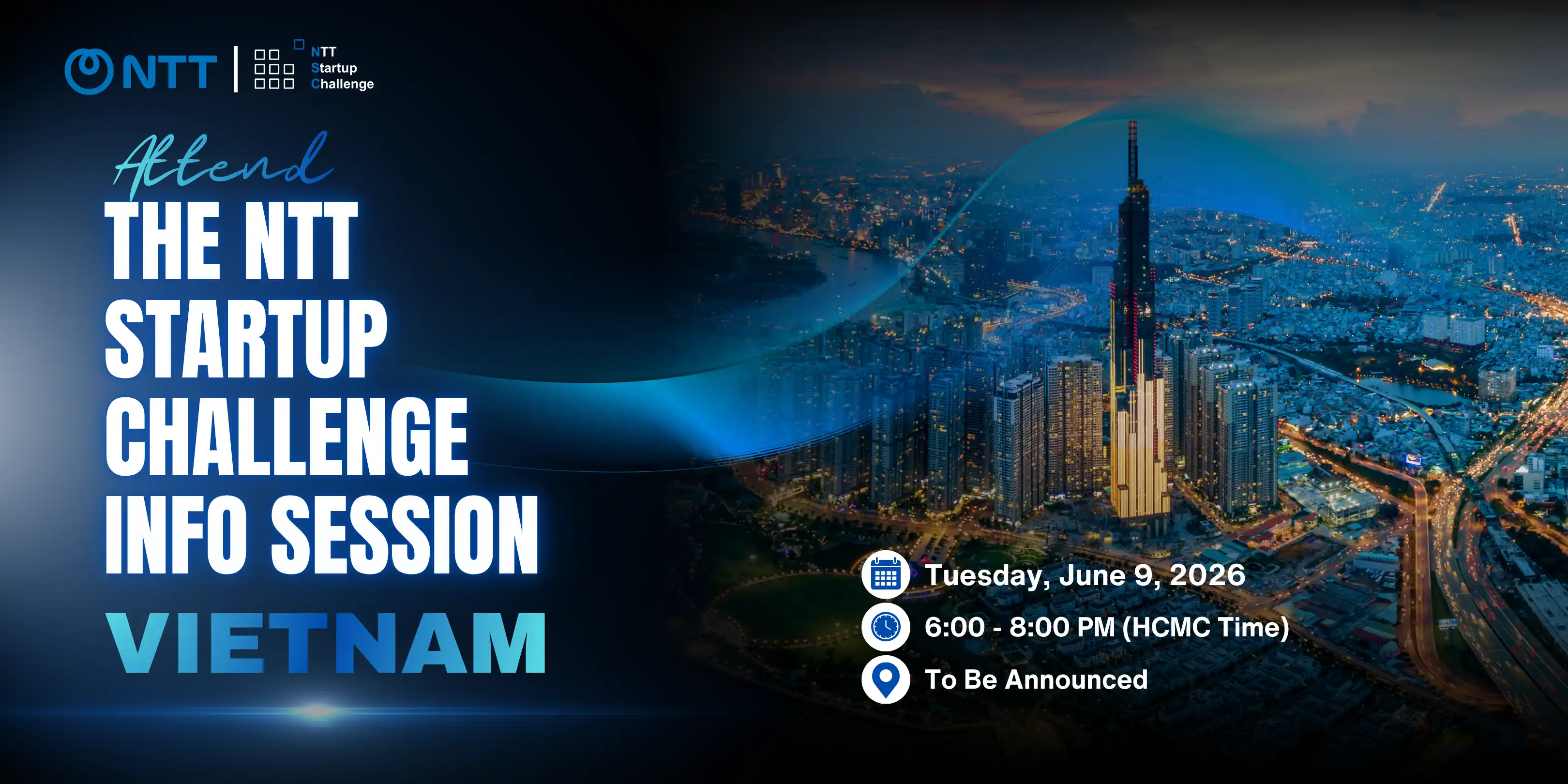 NTT Startup Challenge Vietnam Info Session poster